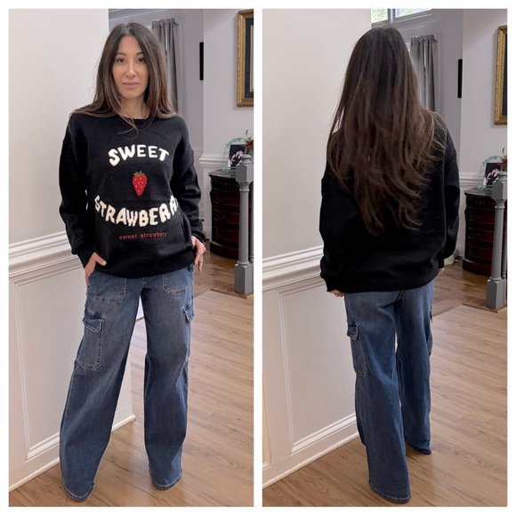 FROM PARIS FRANCE 🇫🇷 CHIC SWEATER - Picture 1 of 2